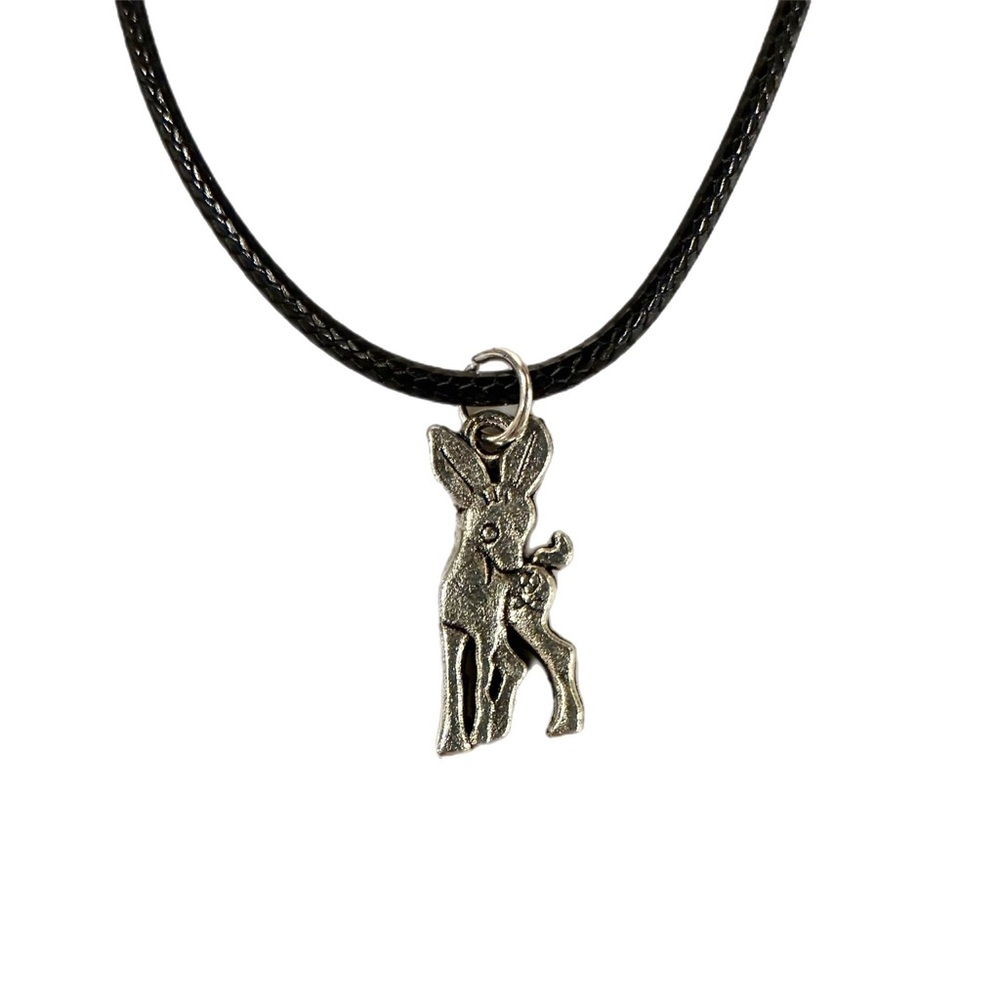 Silver Deer Necklace